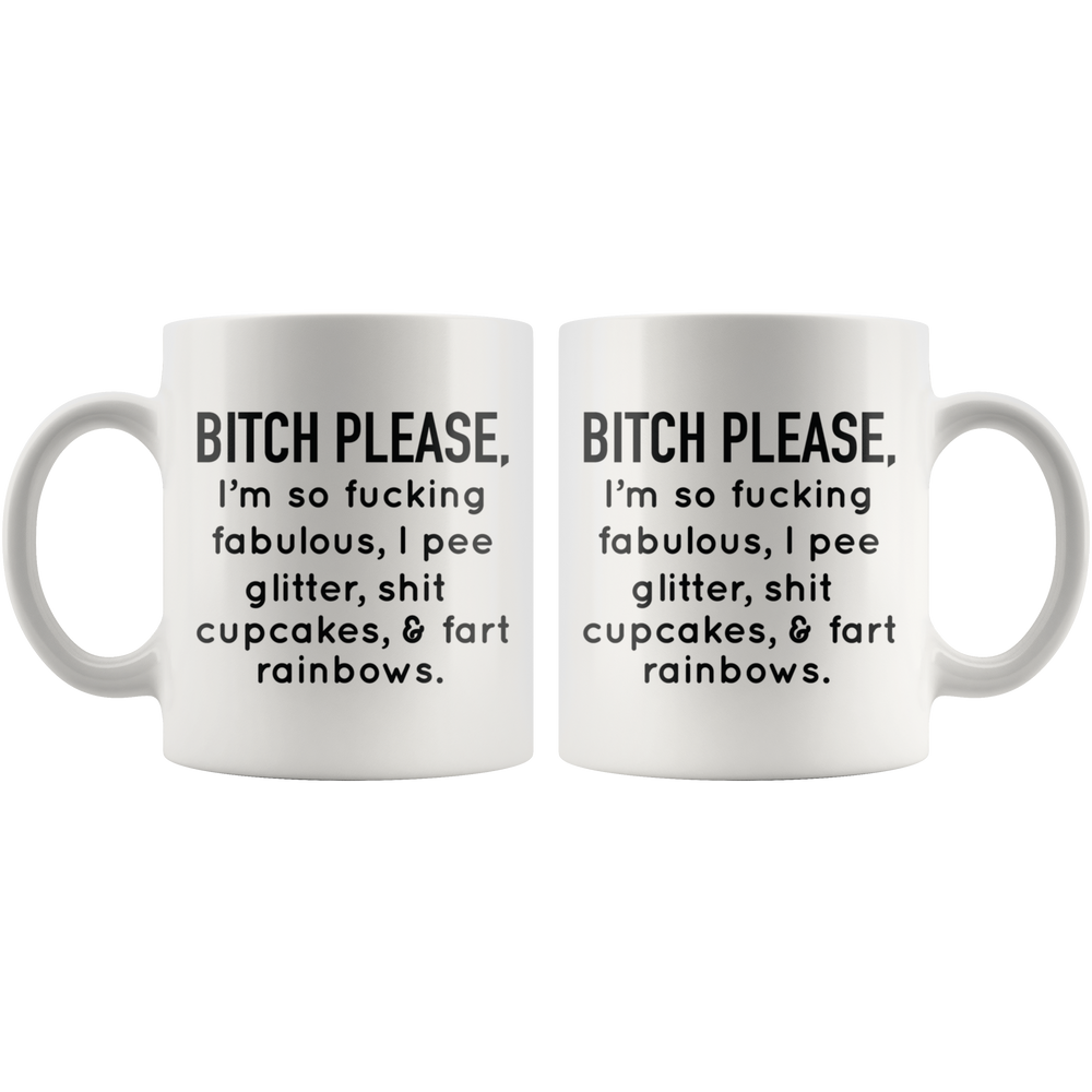 Bitch Please Mug Black