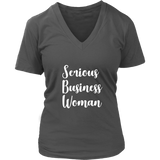 Serious Business Woman Women's T-Shirt White