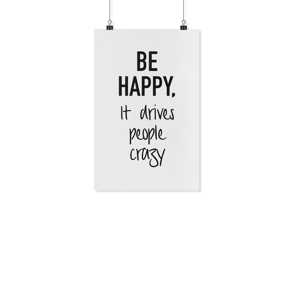 Be Happy Poster