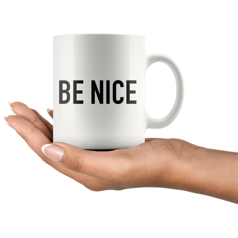 Be Nice Mug Black