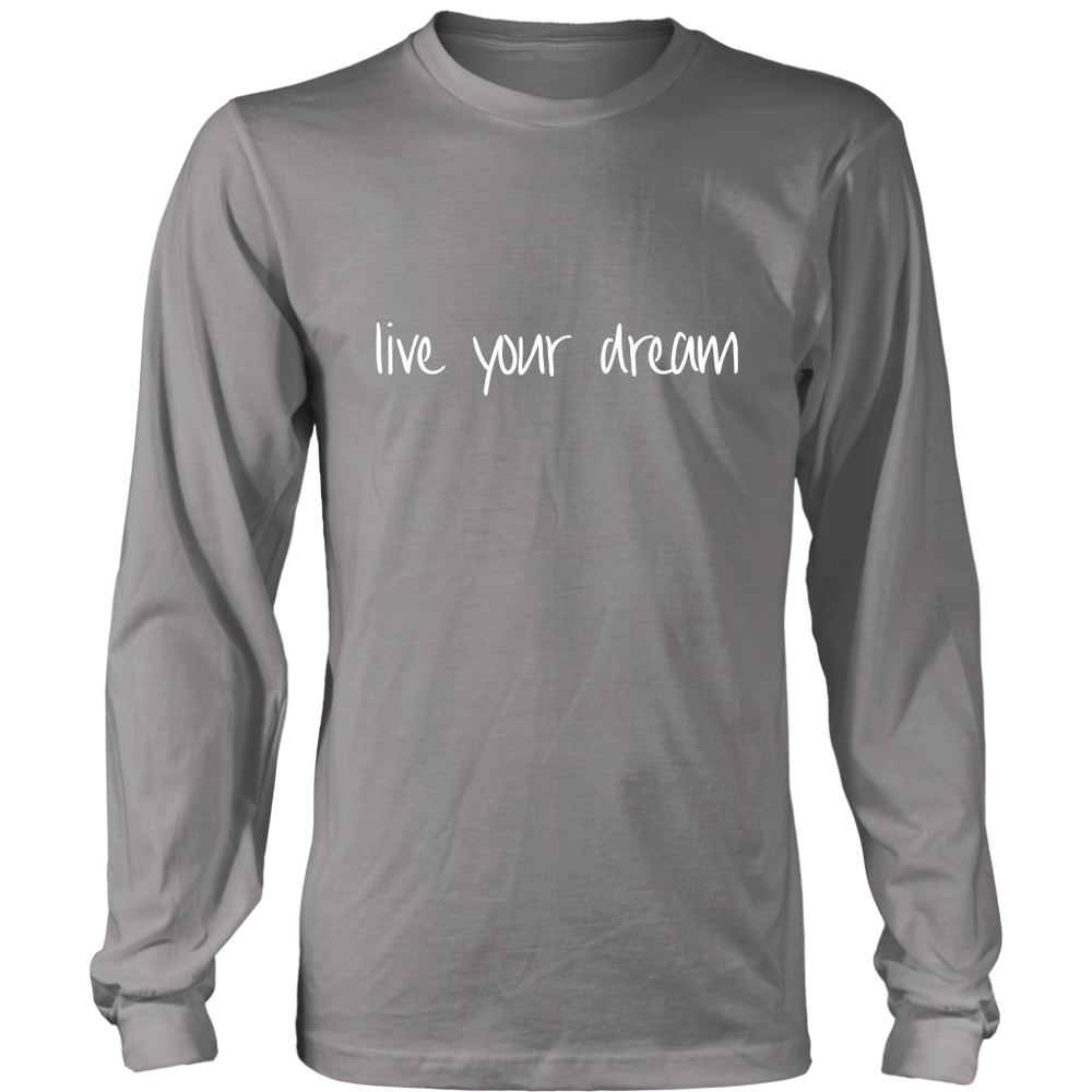 Live Your Women's Long Sleeves T-Shirt White