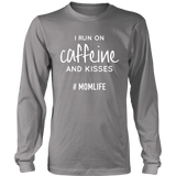 Caffeine Women's Long Sleeves T-Shirt White