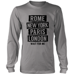 Rome Long Sleeves T-Shirt Black