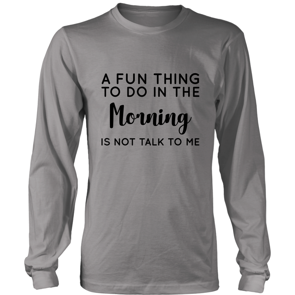 A Fun Long Sleeves T-Shirt Black