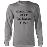 Goals Long Sleeves T-Shirt Black