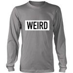 Weird Long Sleeves T-Shirt White