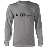 Be 100% Women's Long Sleeves T-Shirt Black
