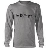Be 100% Women's Long Sleeves T-Shirt Black