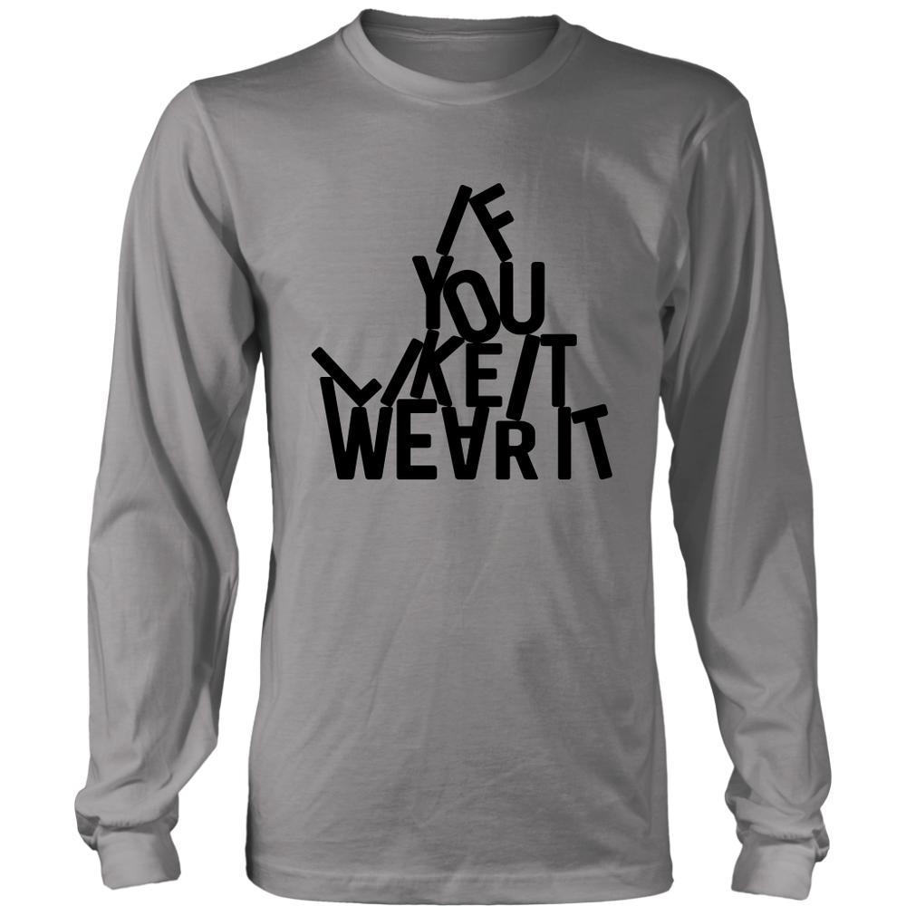 If You Long Sleeves T-Shirt Black