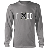 Fixed Long Sleeves T-Shirt White