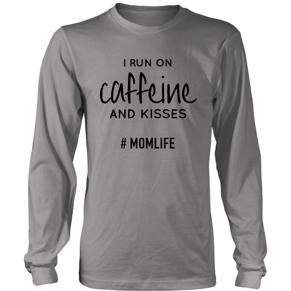 Caffeine Women's Long Sleeves T-Shirt Black