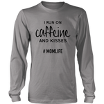 Caffeine Women's Long Sleeves T-Shirt Black