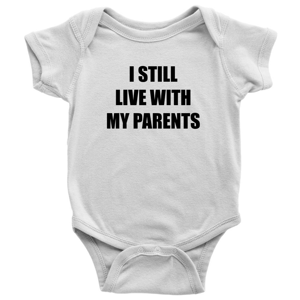 Still With My Parents Bodysuit Black