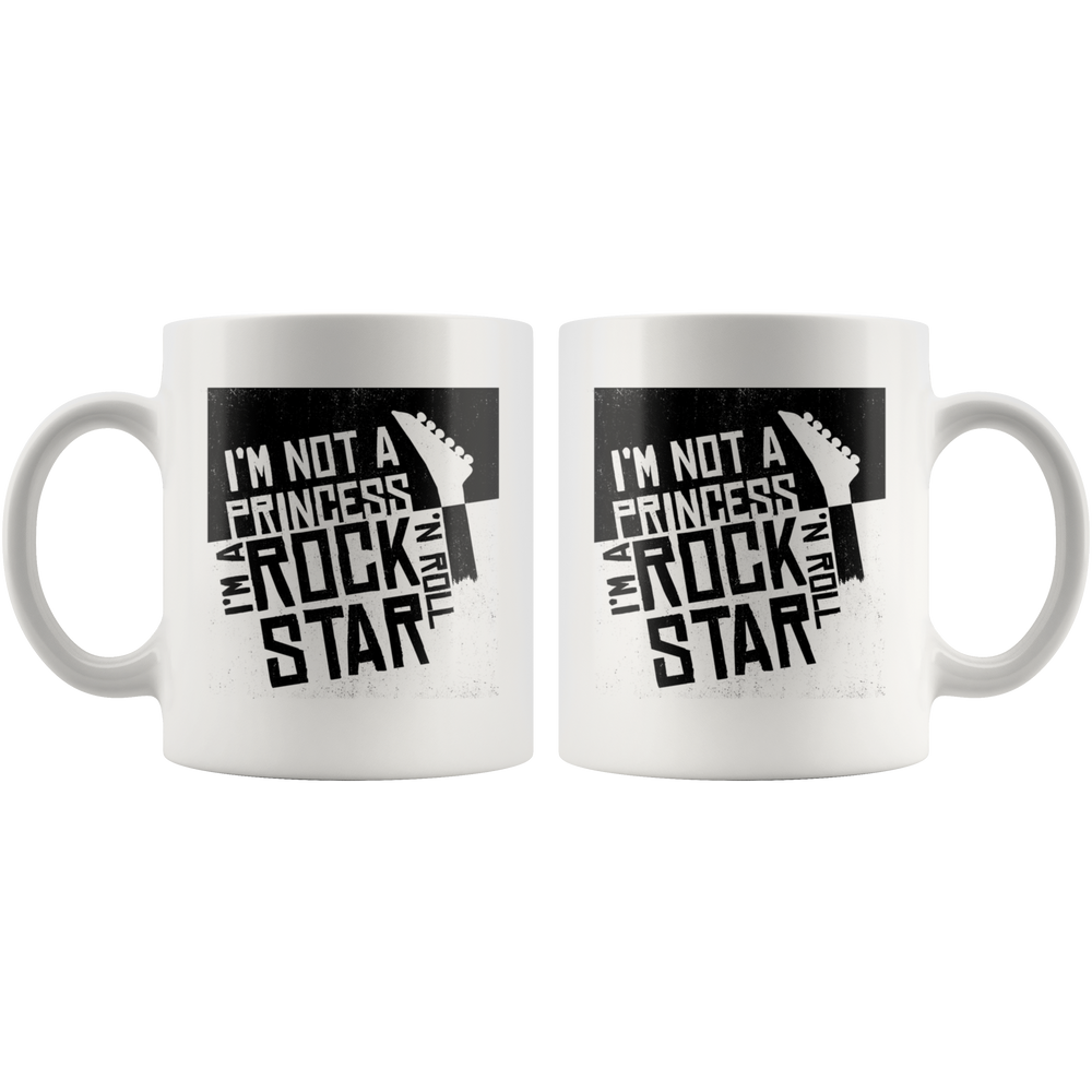 Rock and Roll Mug White