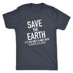 Save The Earth It's The Only Planet Men's T-Shirt White