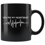 You Are My Heartbeat Mug White