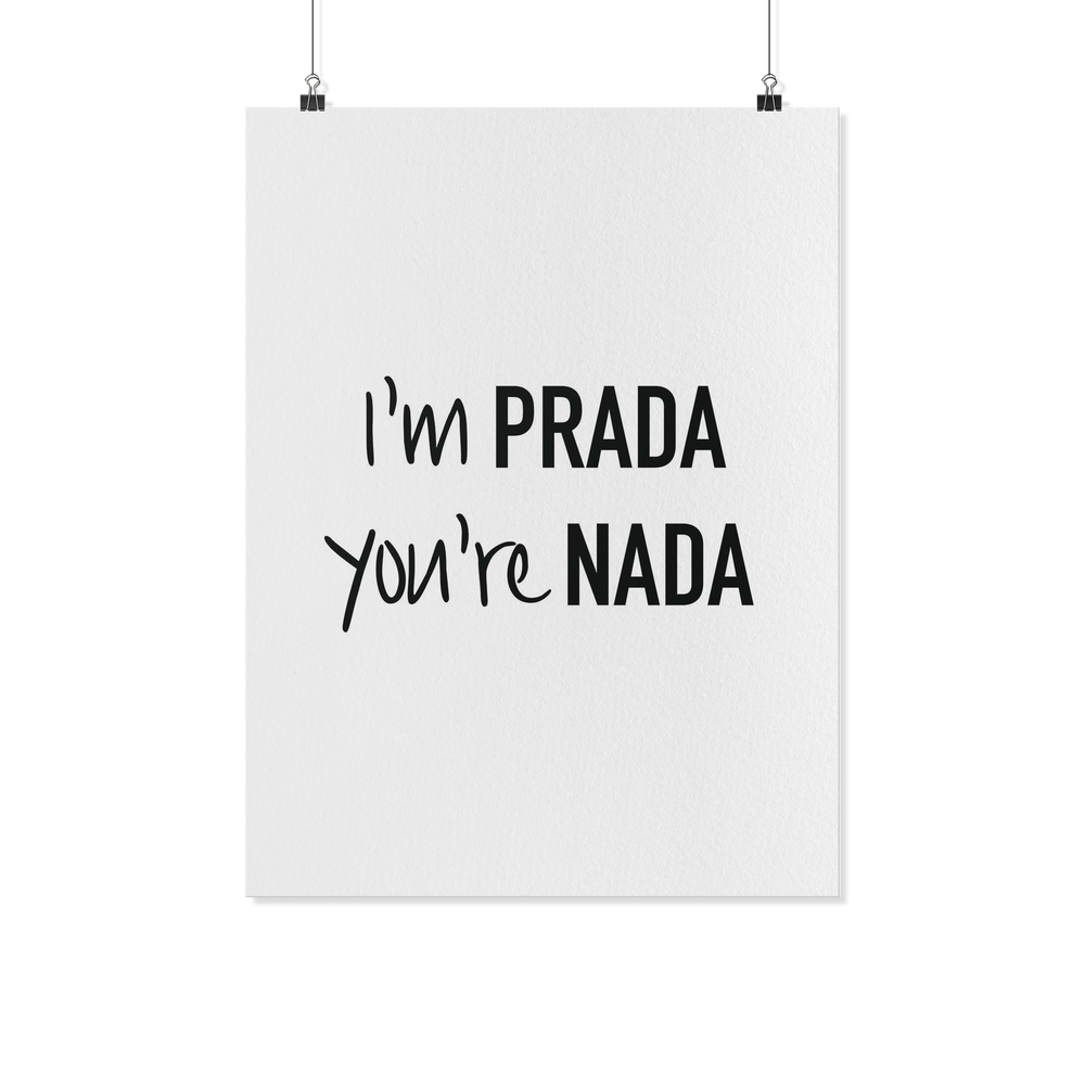 I'm Prada Poster