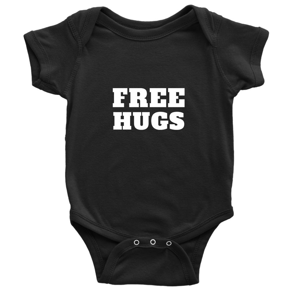 Free Hugs Bodysuit White