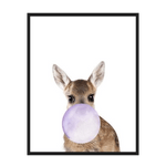 Animals With Balloon Poster