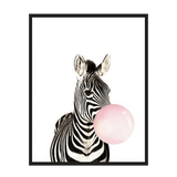Animals With Balloon Poster