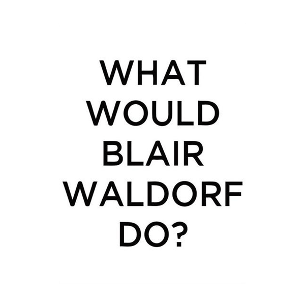 Blair Waldorf Poster