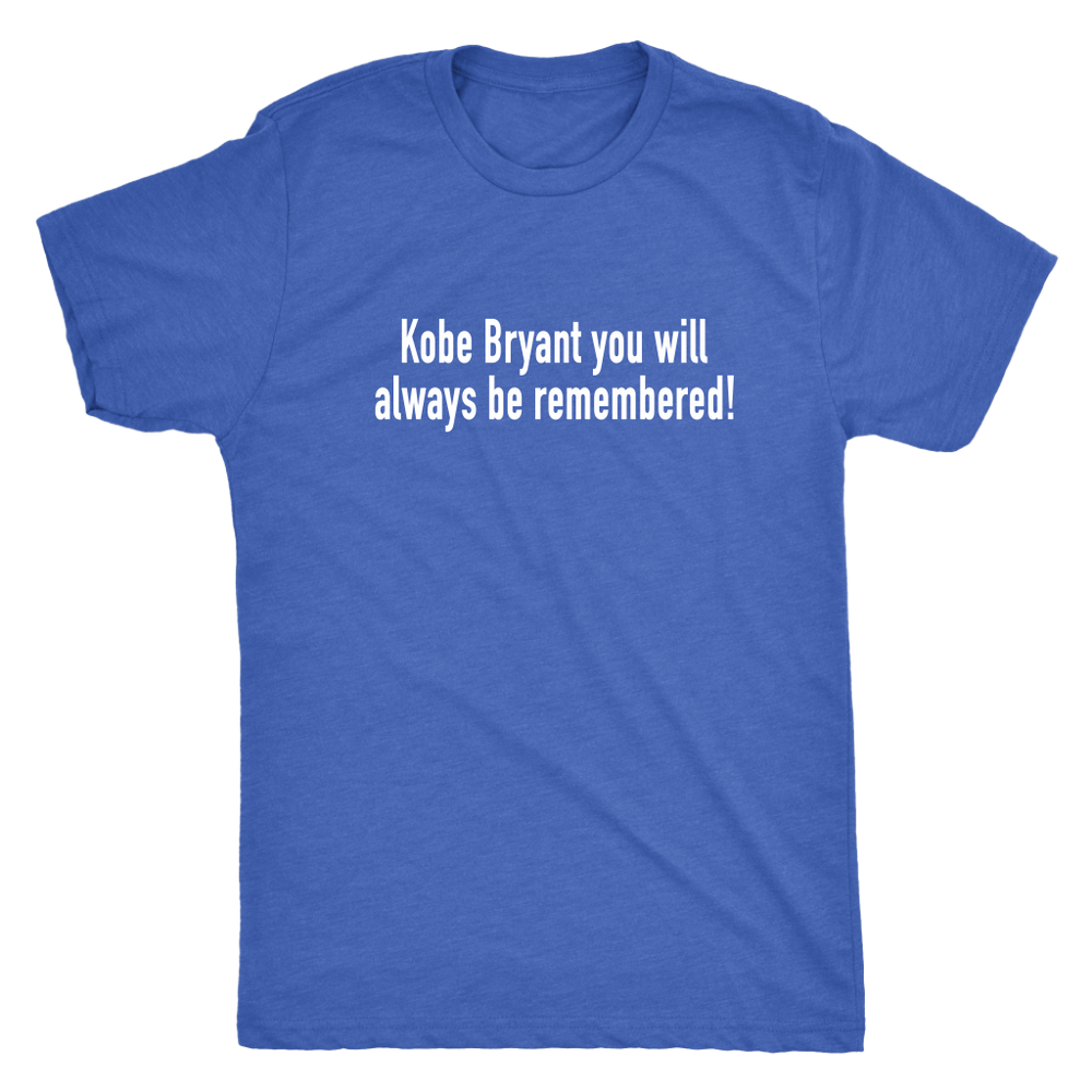 Kobe Bryant Remembered Men's T-Shirt