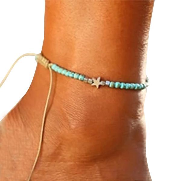 Little Star & Beads Anklet