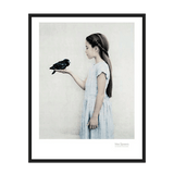 Girl With A Bird Poster