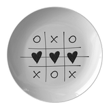 Heart In a Row Plate