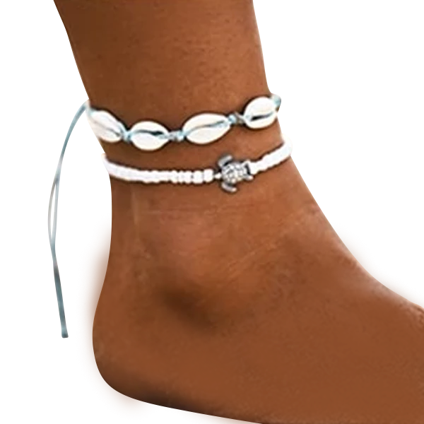 Turtle & Shell Anklet