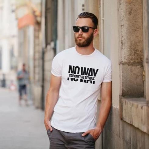 No Way Men's T-Shirt Black