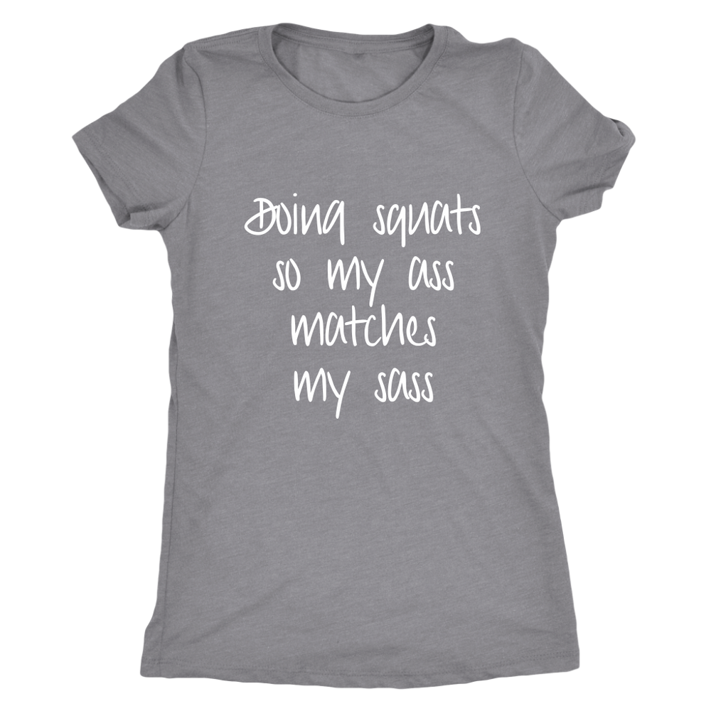 Doing Squats Women's T-Shirt White