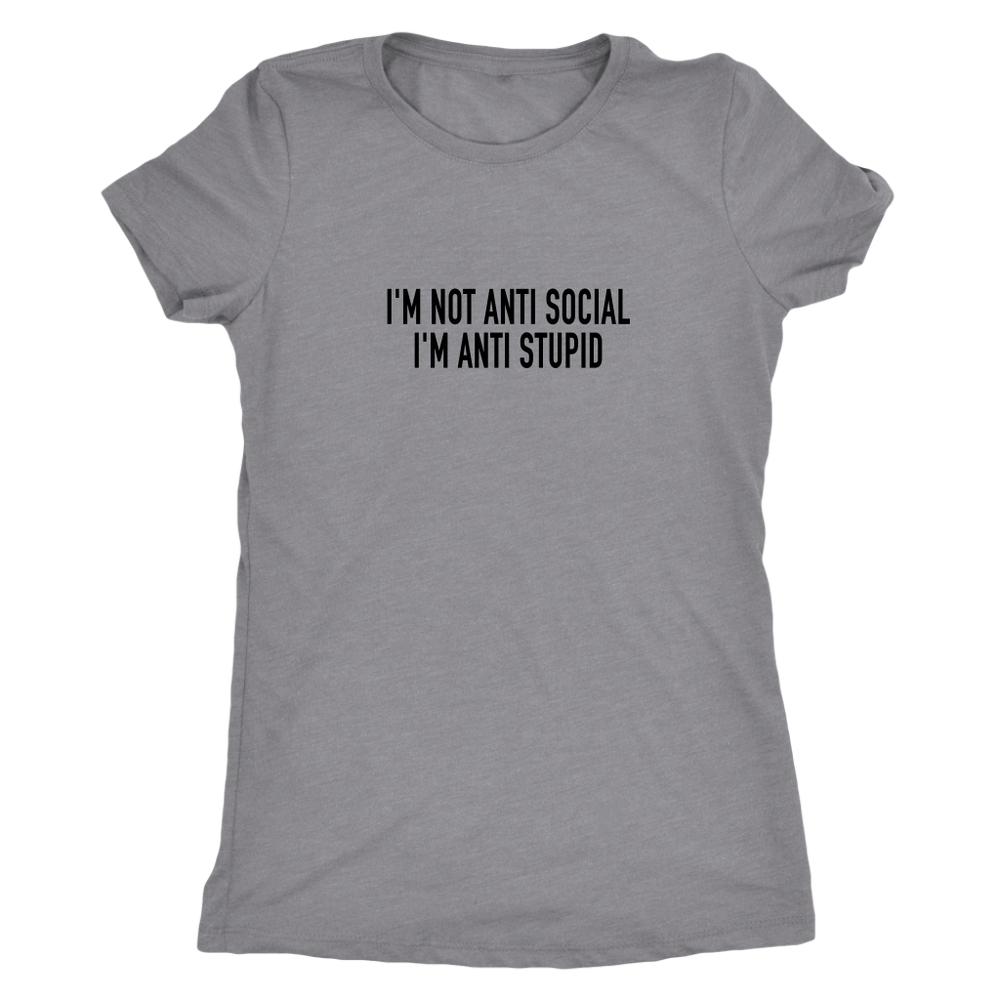 Anti Social Women's T-Shirt Black