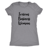 Serious Business Woman Women's T-Shirt Black