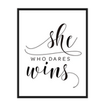 She Who Dares Poster