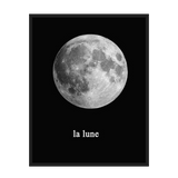 La Lune Black Poster