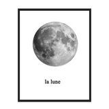 La Lune White Poster