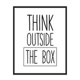 Think Outside Poster