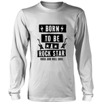 Born To Long Sleeves T-Shirt Black