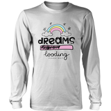 Dreams Loading Long Sleeves T-Shirt Black