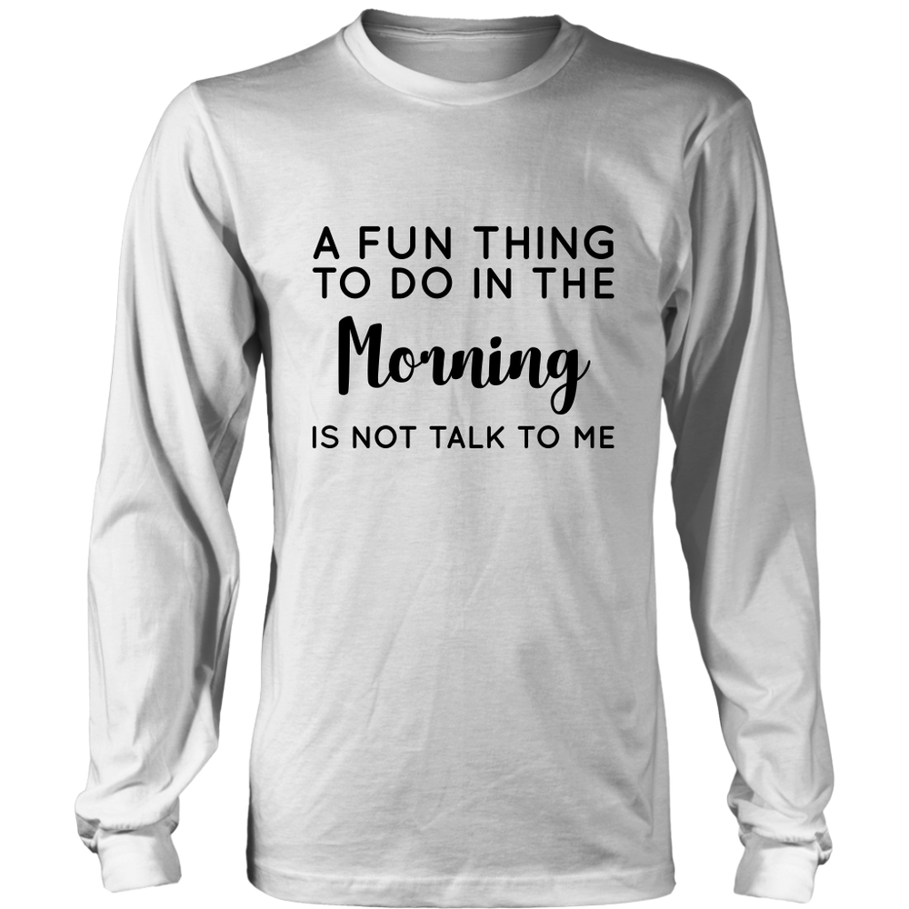 A Fun Long Sleeves T-Shirt Black