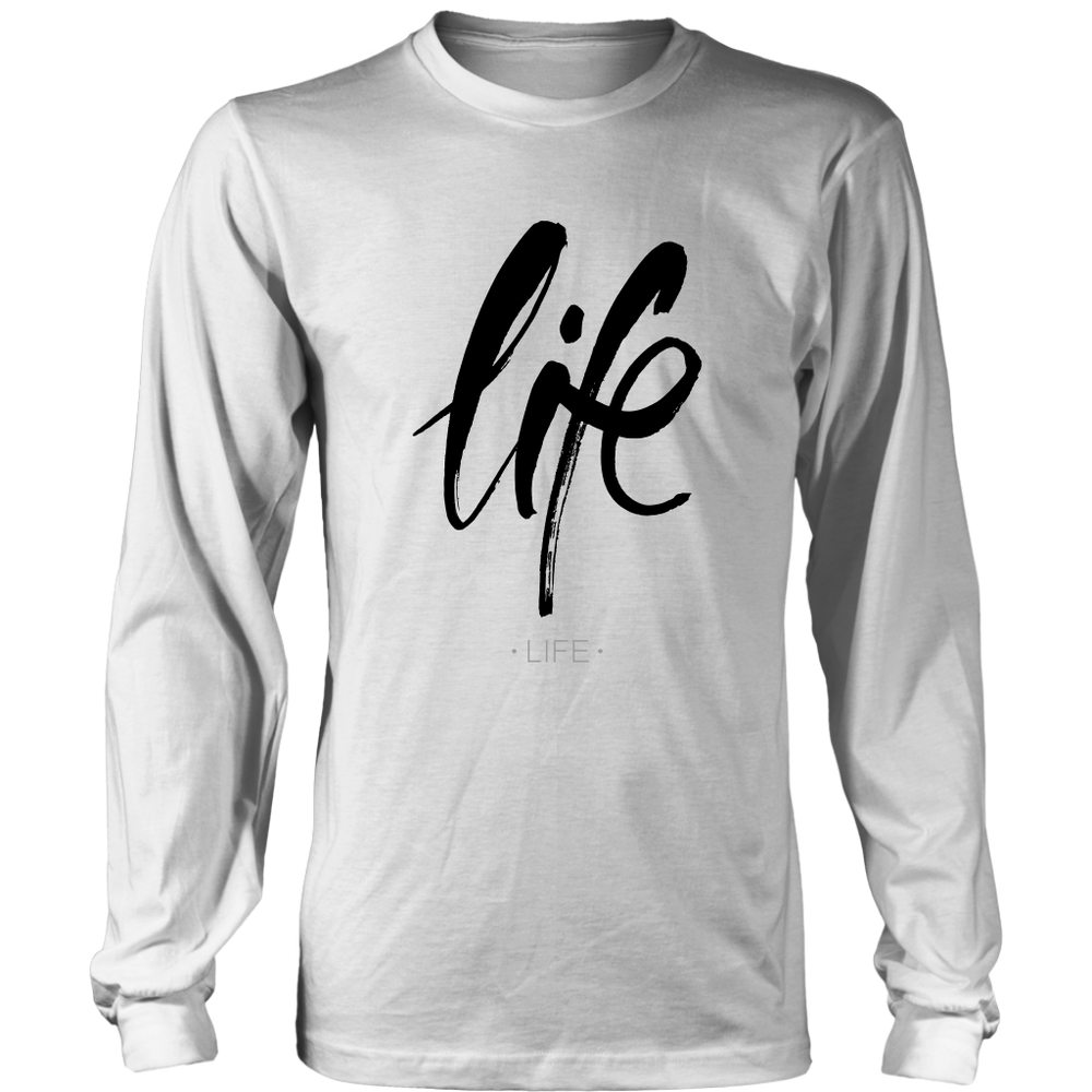 Life Long Sleeves T-Shirt Black