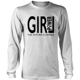 Girl Power Long Sleeves T-Shirt Black