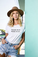 Physically Into You Women's T-Shirt Black