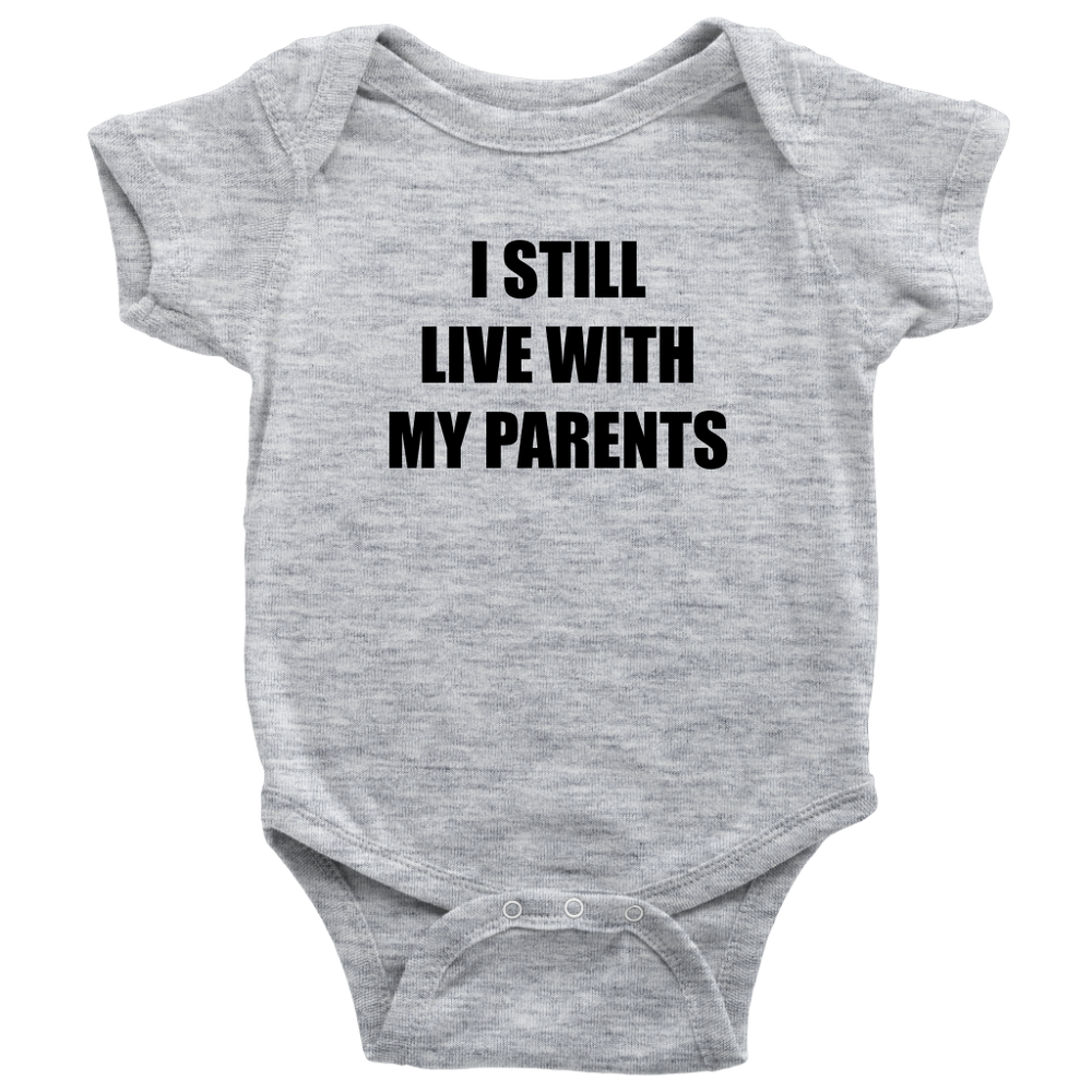 Still With My Parents Bodysuit Black