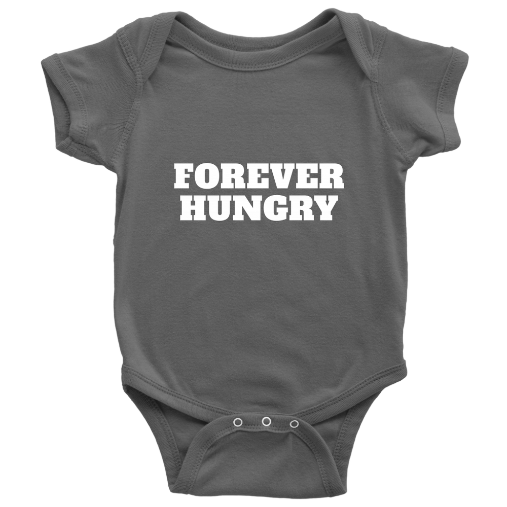 Forever Hungry Bodysuit White