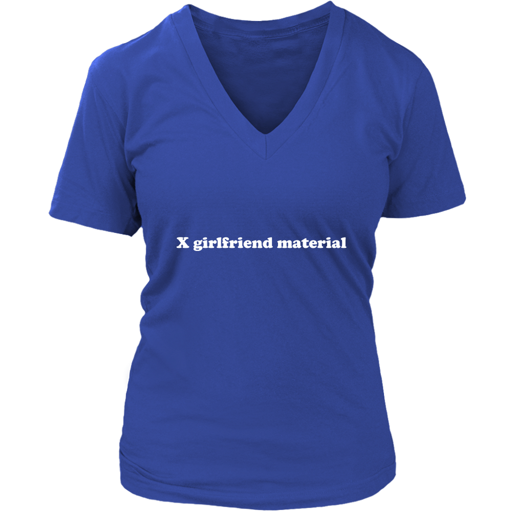 X Girlfriend Material Women's T-Shirt White