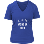 Life Is Wonder Full Women's T-Shirt White