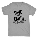 Save The Earth It's The Only Planet Men's T-Shirt Black