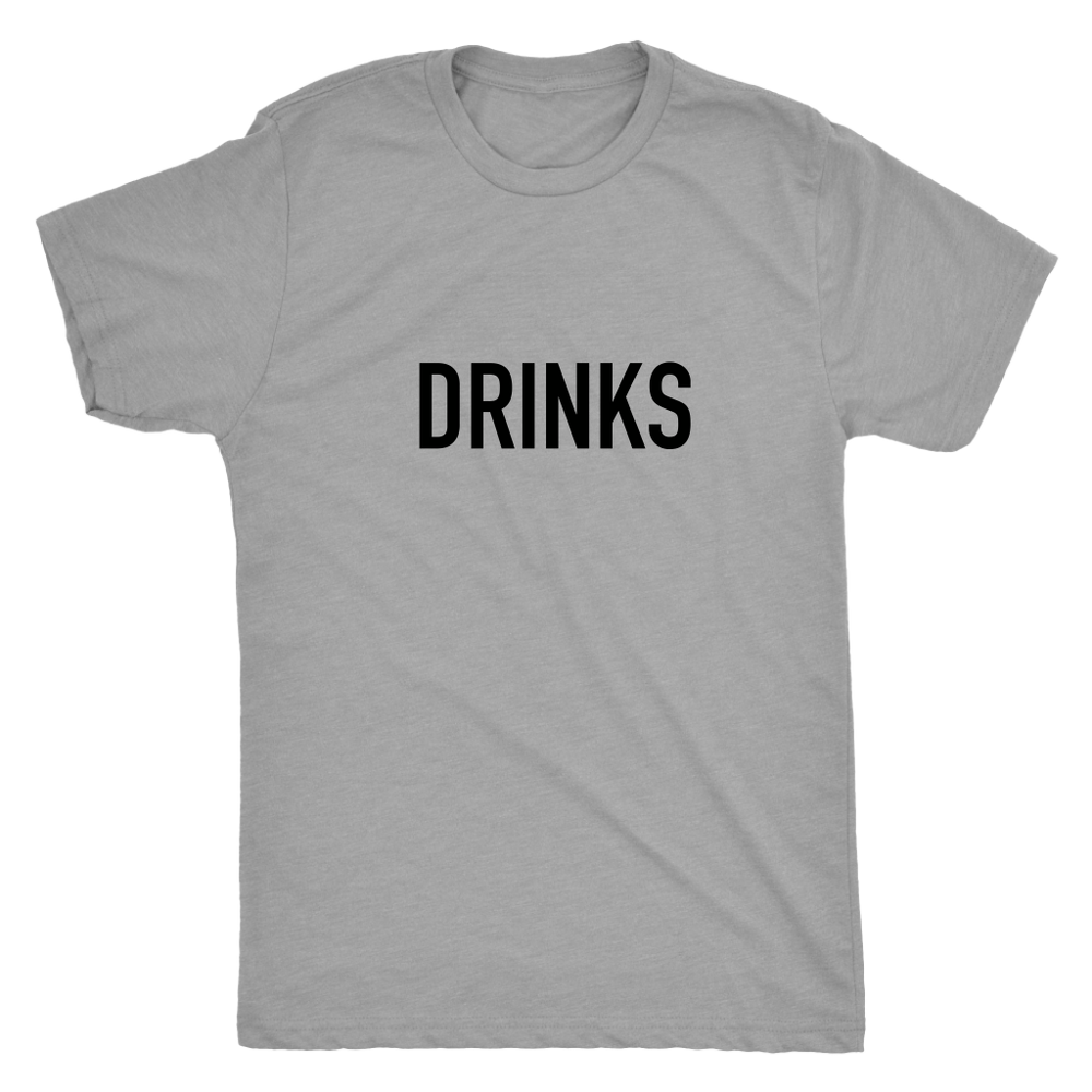 Drinks Men's T-Shirt Black